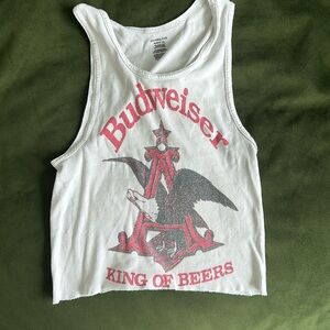 Vintage Budweiser Crop Top